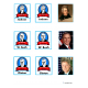 U.S. Presidents Picture & Label Matching